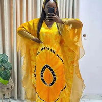 African Dresses for Women Traditional Africa Clothing Dashiki Ankara Outfits Gown Abayas Robe Muslim Kaftan Maxi Long Dress 2024