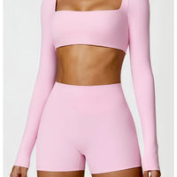 Sports Long sleeved Women Outdoor Running Gym Fitness Wear T-shirt Long sleeved Yoga Shirt Gym Push Up Workout Single Piece Top