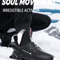men boots 2024 New Winter Slippers Warm Men Shoes Waterproof Non-Slip Plush Sneakers Male tenis shoes Boots Men Sneakers Winter
