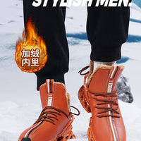 men boots 2024 New Winter Slippers Warm Men Shoes Waterproof Non-Slip Plush Sneakers Male tenis shoes Boots Men Sneakers Winter