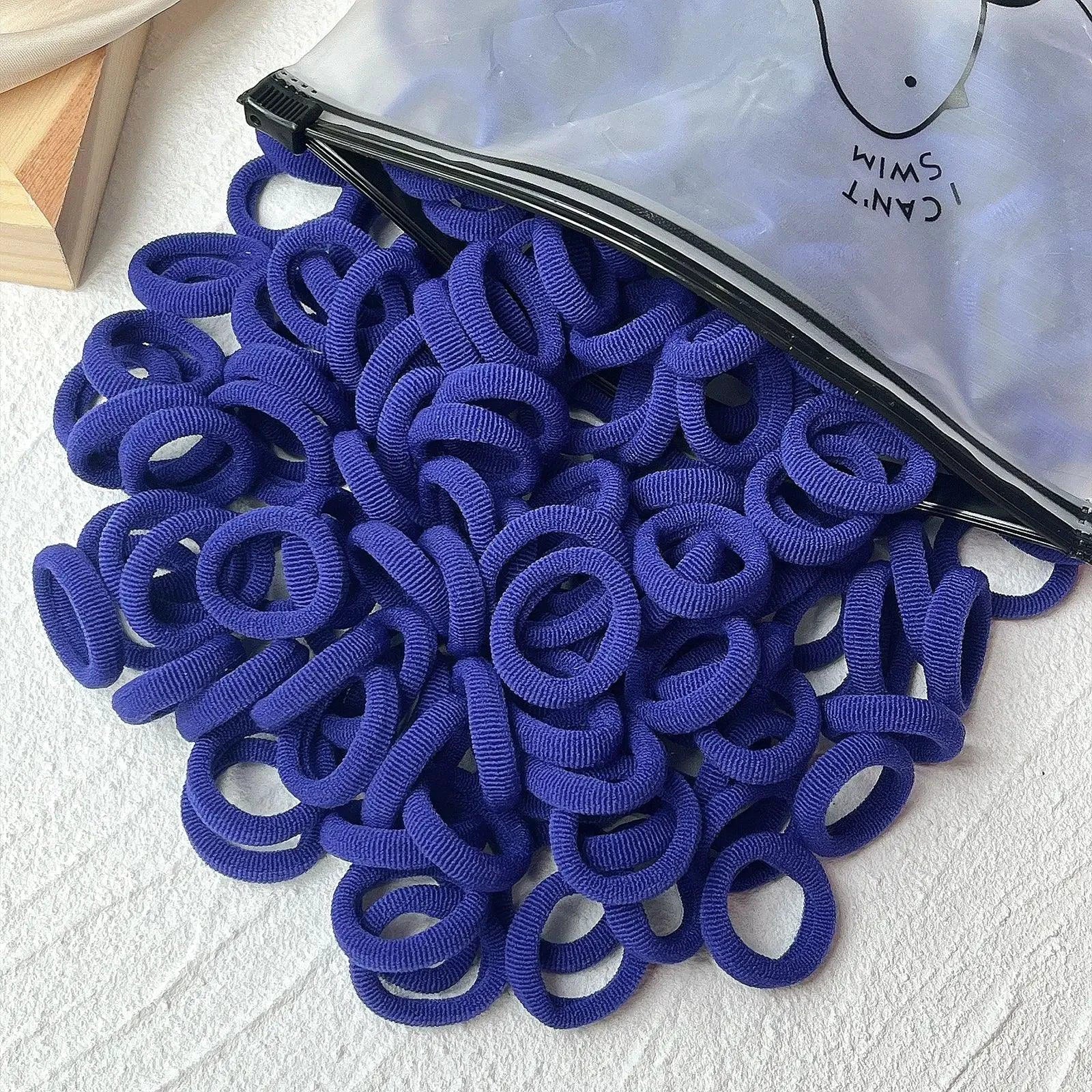 20/50pcs Kids Elastic Hair Bands Girls Sweets Scrunchie Rubber Band for Children Hair Ties Clips Headband Baby Hair Accessories - MANDOTOS