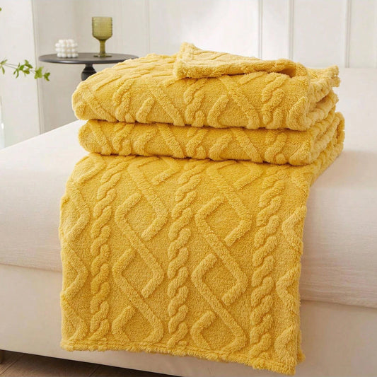 Cozy Coral Fleece Blanket - Your Perfect Multi-Purpose Companion - MANDOTOS