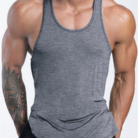 Men's Sports Fitness Tank Top Summer GYM Training  Undershirt Running Basketball Quick Drying Breathable loose Tank Top men tops