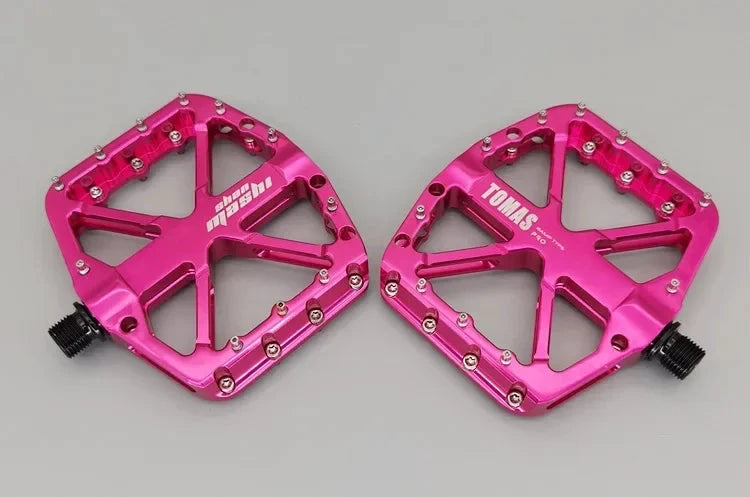 2025 New Bike Pedals  MTB Mountain Road Flat Non-slip CNC 3 Sealed Bearings Green Bicycle Pedals Route Cycling Accessories MANDOTOS