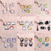 Animal 5-7pcs/Set Enamel Pins Penguin Bat Bee Owl Metal Brooches Fashion Lapel Badge Backpack Clothes Jewelry Gift for friends - MANDOTOS