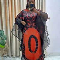 African Dresses for Women Traditional Africa Clothing Dashiki Ankara Outfits Gown Abayas Robe Muslim Kaftan Maxi Long Dress 2024