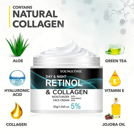 YOUNGCOME Retinol Cream Promotes Skin Elasticity And Luster Nourishing Nourishing And Locking Moisture To Improve Skin Texture - MANDOTOS