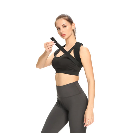 Adjustable Back Shoulder Posture Corrector Belt Clavicle Spine Support Reshape Your Body Home Office Sport Upper Back Neck Brace - MANDOTOS