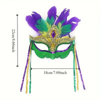 Nightclub Party Supplies Peacock Feather Mask Makeup Hollow Out Carnival Mask Plastic Venice Masquerade Masks Party