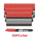 100PCs Red