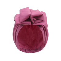 Fashion African-style headgear, women's headdresses, Muslim-style soft Hijab, monochromatic colored mirror hats in Muslim style