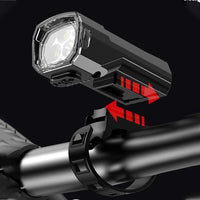LED Bicycle Front Light Super Bright Bicycle Light Waterproof Bike Flashlight 3 Level Dimmable Bike Safety Lamp for Night Riding
