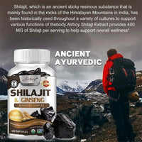 Shilajit - Natural Energizer To Rejuvenate The Body, Improve Mental Clarity and Boost The Immune System MANDOTOS