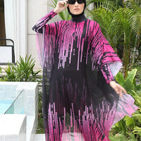 Modest Coverage Muslim Burkini - Stylish & Functional Swimwear for Middle-Aged Women - MANDOTOS INTERNATIONAL