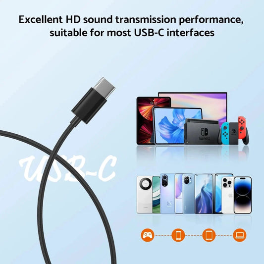 For Samsung Headphones HiFi Surround Sound In-ear USB Type C 3.5mm With wire control Wired Earplugs For Galaxy S24 S23 S22 Ultra Lieve 3C Accessory Store
