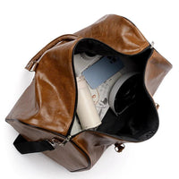 Travel Bag For Men Pu Leather Shoulder Bag Big Capacity Tote Bags For Women Fashion New Duffle Crossbody Bag Sports Pack luggage MANDOTOS