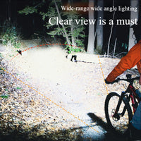 LED Bicycle Front Light Super Bright Bicycle Light Waterproof Bike Flashlight 3 Level Dimmable Bike Safety Lamp for Night Riding
