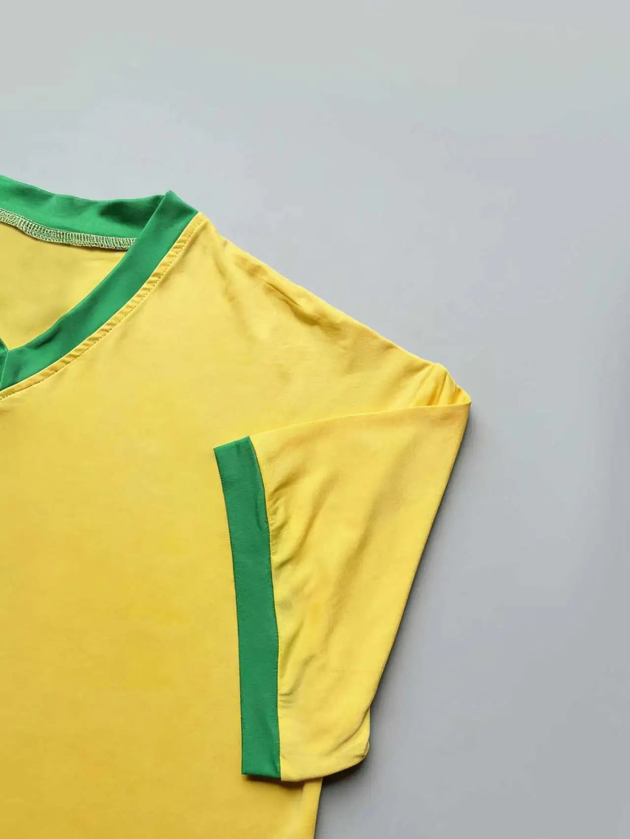 Women's Brazil National Team Aesthetic Jersey T-Shirt, Sporty Graphic Print