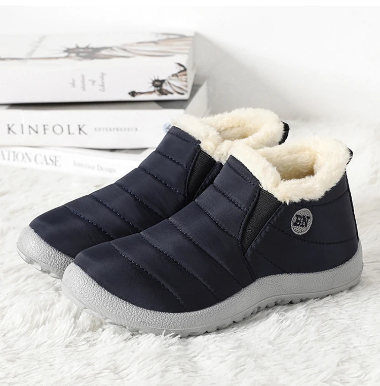 Men Boots Snow Outdoor Men's Shoes Plus Size Men's Winter Boots Plush Shoes Men Waterproof Men's Boots Male Footwear Work Shoes