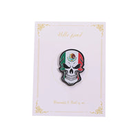 Mexico Flag Hat Pin Retro New Mexican Metal Badge Creative Era Enamel Brooch Baseball Cap Decorative Jewelry Gifts For Friends