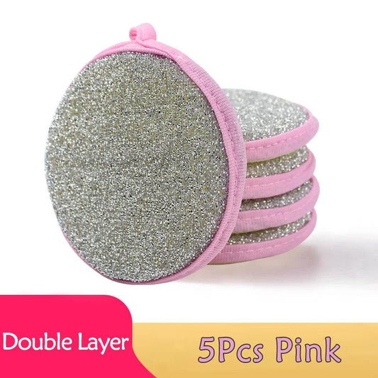 5/10/20Pcs Double Side Dishwashing Sponge Dish Washing Brush Pan Pot Dish Wash Sponges Household Cleaning Kitchen Tools - MANDOTOS