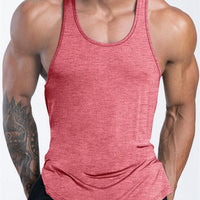 Men's Sports Fitness Tank Top Summer GYM Training  Undershirt Running Basketball Quick Drying Breathable loose Tank Top men tops