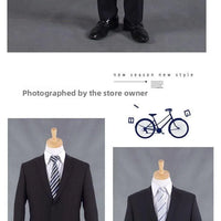 Casual Two-Piece Suit for Men Business Professional Youthful Style Cotton Spring Summer Autumn Wear Double-Cuffed Office Appr...