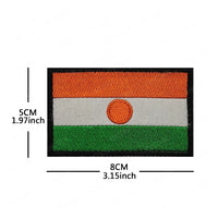 Embroidery Patches African Morocco Nigeria Algeria Seychelles Botswana Gabonese Libya Mauritania Djibouti Namibia Flags Badges