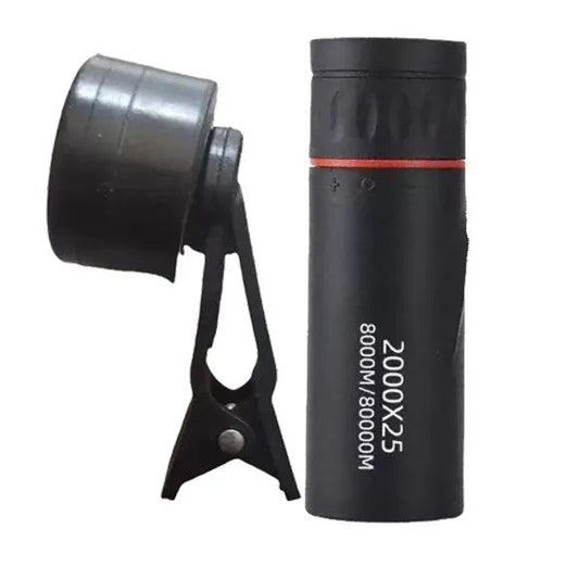 2025 2000X25 HD Monocular Telescope, Compact Portable for Travel, Hiking, Fishing, Camping, Stargazing, Concerts & Bird Watching - MANDOTOS