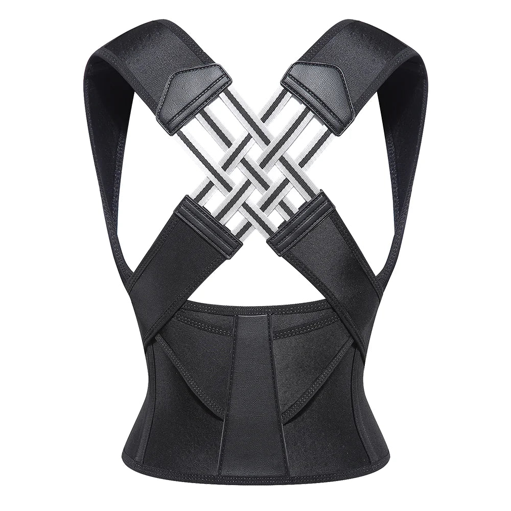 Dropshipping Stock Adjustable Back Posture Corrector Belt Women Men Prevent Slouching Relieve Pain Posture Corrector - MANDOTOS