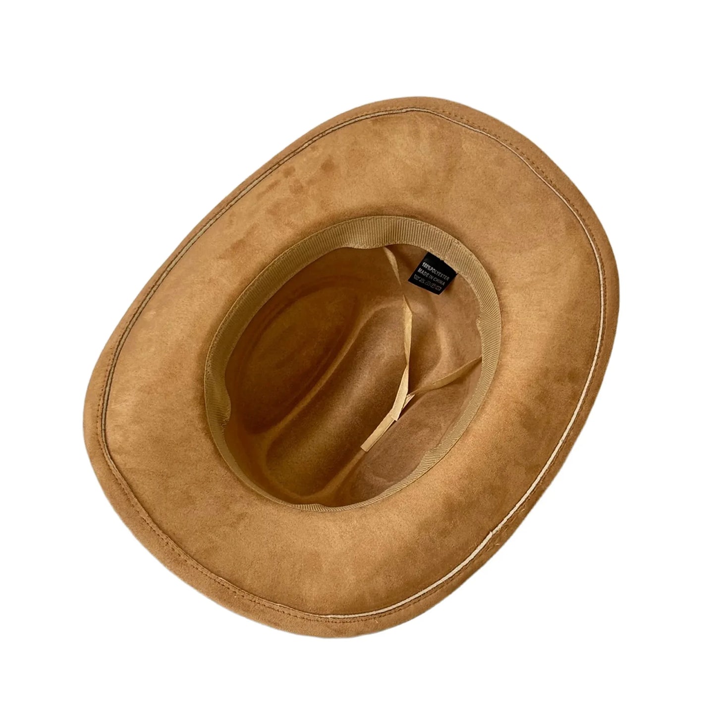 Stylish Unisex Cowboy Hats with Embellished Band Trendy Wide Brim Fedora Caps for Stylish Outdoor Adventures and Travel