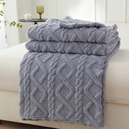 Cozy Coral Fleece Blanket - Your Perfect Multi-Purpose Companion - MANDOTOS