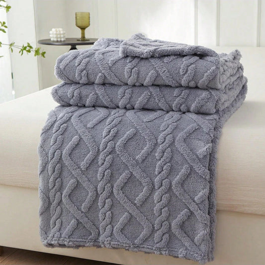 Cozy Coral Fleece Blanket - Your Perfect Multi-Purpose Companion - MANDOTOS