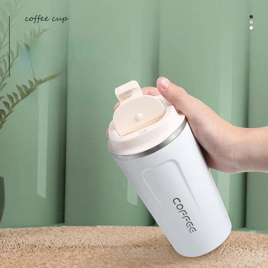 Stainless Steel Smart Coffee Tumbler Thermos Cup with Intelligent Temperature Display Portable Travel Mug 380ml 510ml MANDOTOS