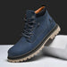 Handmade Men Boots Ankle Winter Leather Shoes Autumn Outdoor Hiking Boots Sneakers Hombres Botas High Top Footwear Anti Slip MANDOTOS