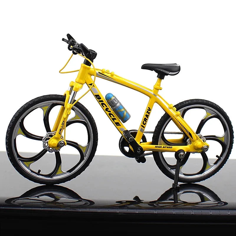 Creative Alloy Bicycle Model Ornament Mini Metal Bike Toy Collectible MANDOTOS