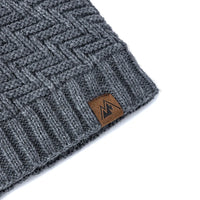 Unisex Peak Labal Winter Hats Fashion Knitted Hats For Men And Women Beanie Cap Outdoor Plush Fur Lined Warm Sports Hats