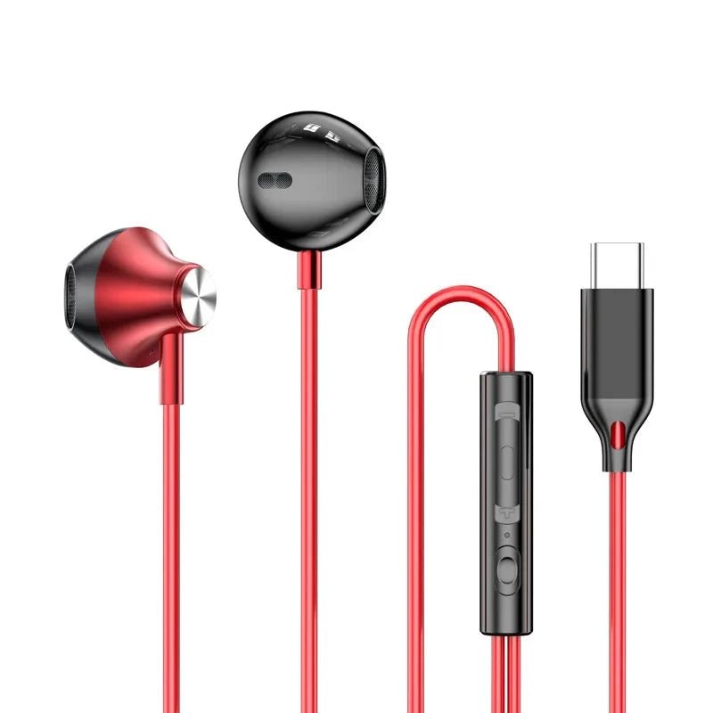 For Samsung Headphones HiFi Surround Sound In-ear USB Type C 3.5mm With wire control Wired Earplugs For Galaxy S24 S23 S22 Ultra Lieve 3C Accessory Store