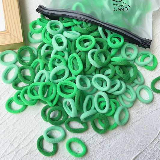 20/50pcs Kids Elastic Hair Bands Girls Sweets Scrunchie Rubber Band for Children Hair Ties Clips Headband Baby Hair Accessories - MANDOTOS