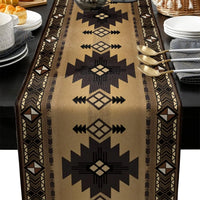 Boho American Indian Style Linen Table Runners Dresser Scarves Table Decor Reusable Kitchen Dining Table Runners Party Decor