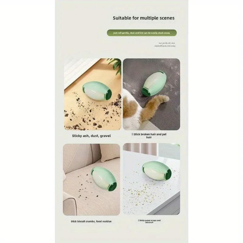 1pc Time-Saver Reusable Washable Lint Roller Strong Adhesive Hair Sticking Machine for Clothes Pets & Furniture Cleaning - MANDOTOS
