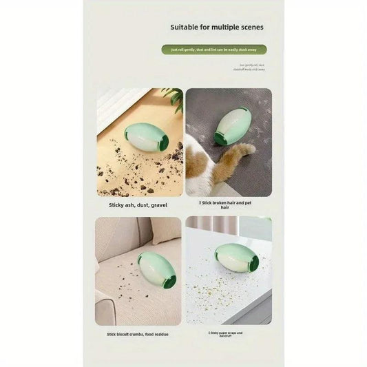1pc Time-Saver Reusable Washable Lint Roller Strong Adhesive Hair Sticking Machine for Clothes Pets & Furniture Cleaning - MANDOTOS