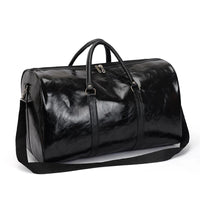 Travel Bag For Men Pu Leather Shoulder Bag Big Capacity Tote Bags For Women Fashion New Duffle Crossbody Bag Sports Pack luggage MANDOTOS