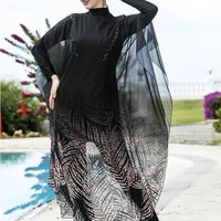 Floral Burkini Woman Femmes Swimsuit - Modest Swimwear for Middle-Aged Women - MANDOTOS INTERNATIONAL