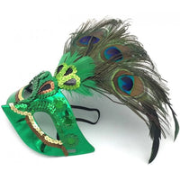 Adult Women s Halloween Masquerade Peacock Feather Headpiece for Mardi Gras Carnival Cosplay Costume Party Wear