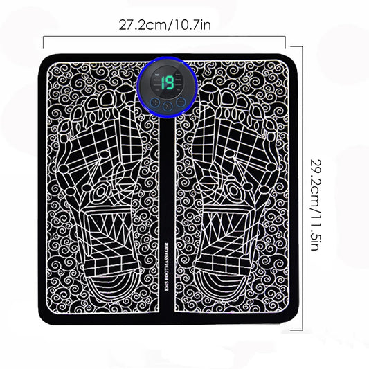 Electric Foot Massager Pad Muscle Massage Relaxation Trainer For Massage Fitness Outdoor Sport Home Family Relax - MANDOTOS
