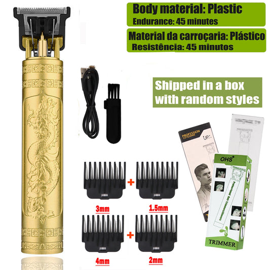 T9 Hair Clipper Repair Beard Shaving Body Hair Trimmer Clippers Electric Machine Men Haircut Machine 0mm Barber Shaver - MANDOTOS