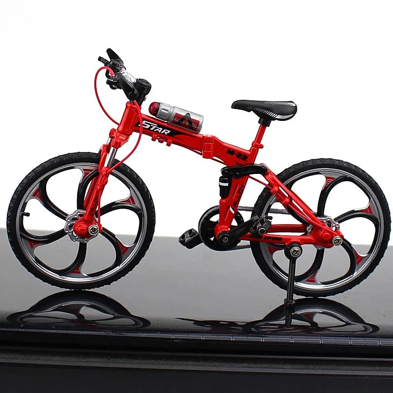 Creative Alloy Bicycle Model Ornament Mini Metal Bike Toy Collectible MANDOTOS