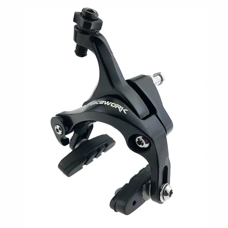RACEWORK Road Bike Dual Pivot Calipers Bicycle Brake Racing Aluminum Side Pull Caliper Front Rear With Brake Pads MANDOTOS
