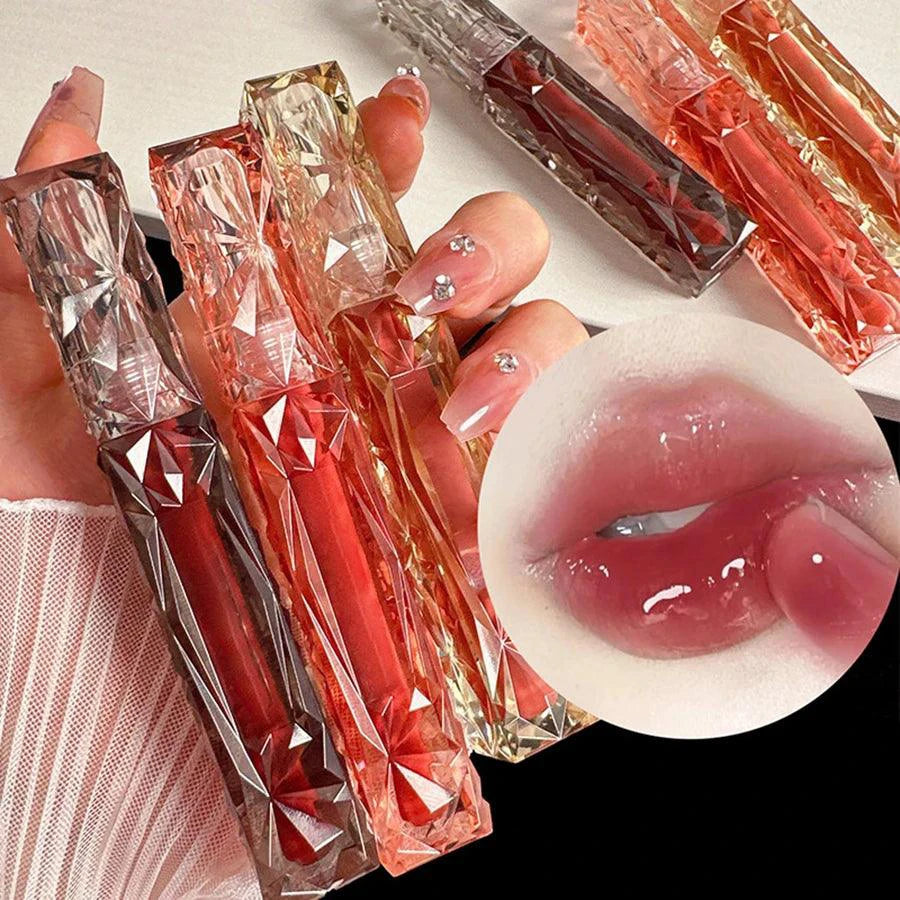 Long-Lasting Lip Gloss - Moisturizing Waterproof Mirror Finish - MANDOTOS